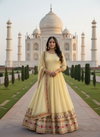 KB 3307 Heavy Faux Georgette Gown With Dupatta Best Wholesale Shop In Surat